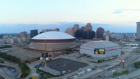 VIDEO: Drone flyover of the Caesar's Superdome as renovation nears