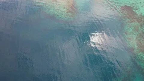 Aerial drone footage of Recife and beach in Philippines. Stock Footage 245037853