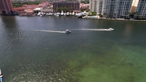 BOCA RATON, Florida - Aerial [4K Drone] 