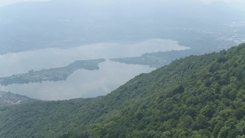 Aerial Drone Footage View of Cornizzolo Stock Footage 99972701