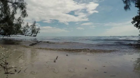 Aerial Drone Lagoon Stock Footage 77050926
