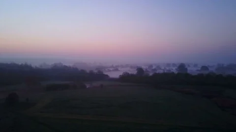 Aerial Drone Mist 스톡 동영상 80886997