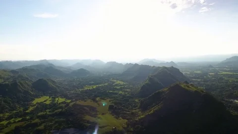 Aerial Drone Mountain Stock Footage