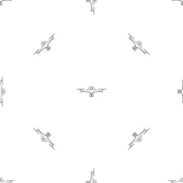Aerial drone pattern seamless 스톡 일러스트
