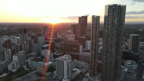 Aerial drone pullback reverse view above Parramatta cbd in Sydney, NSW Australia 스톡 동영상 259906985