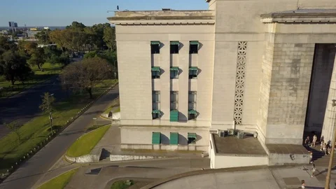 Aerial Drone Scene of University of Buenos Aires Law School, Argentina Stockbeeldmateriaal 96771237