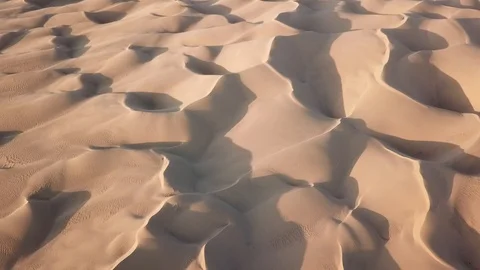 Aerial Drone shoot of Desert Stock Footage