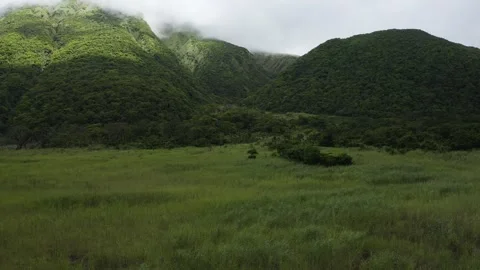 Aerial Drone Shot Of Mountain Range With Clouds, Philippines Stock Footage 169106432