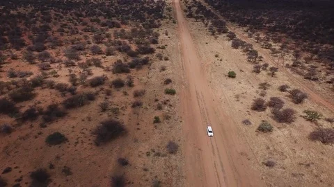 Aerial drone shot Namibia establishing, Africa in 4K Stock Footage 90802039