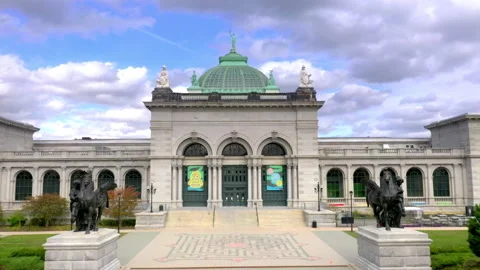 Aerial Drone Shot Please Touch Museum Philadelphia Stock Footage 142234836