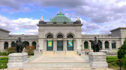 Aerial Drone Shot Please Touch Museum Philadelphia Stock Footage 142234848