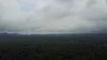 Aerial drone shot raining season cloudy mountain forest landscape Bali Indonesia 4k or 4k+ Resolution