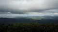 Aerial drone shot raining season in urban forest landscape of Flores - Indonesia 4k or 4k+ Resolution
