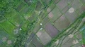 Aerial drone shot valley rice fields top view mountain forest landscape Bali 4k or 4k+ Resolution