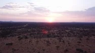 Aerial Drone Shot Windhoek Nearby, Namibia, Africa In 4K Establishing Stock Footage