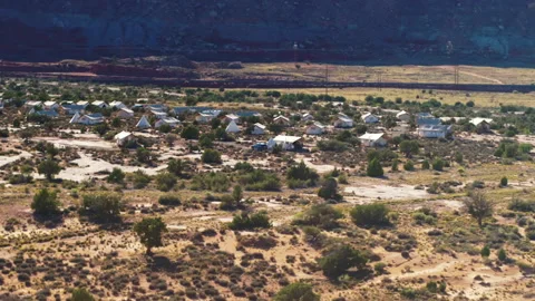 Aerial Drone Shots of Camping Stock Footage 320328643