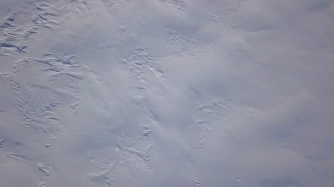 Aerial Drone Slowly Turning Down Showing Snow Covered Iceland 2 Stock Footage 87247282