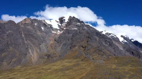 Aerial drone timelapse, Drive to Aquas Calientes, Peru 4k stabilized Stock Footage 161708321