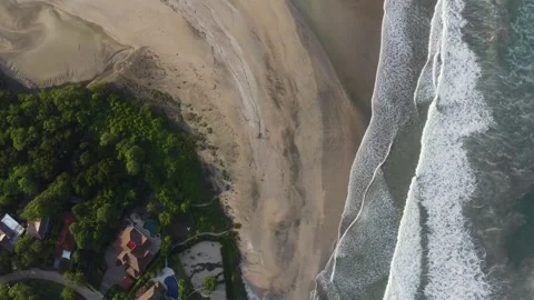 Aerial Drone Top Down View of Nicoya Pen... | Stock Video | Pond5