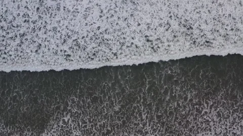 Aerial Drone Top Down view of abstract wave and sand patterns Stock Footage 242117231