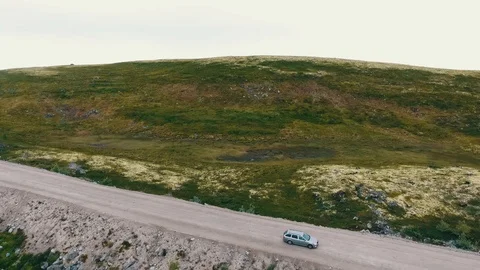 Aerial Drone Top View CAIRNS Kolskiy peninsula 库存影片 104545633