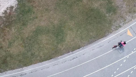 Aerial Drone of Track Field 動画素材 89770757