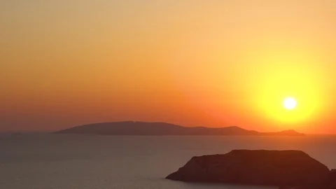 Aerial Drone Video Of Beach And Ocean Sunset Above Rocks At Sunset Stock Footage 121342453