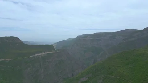 Aerial drone video of dramatic mountain canyon near tatev armenia Stock Footage 324476618