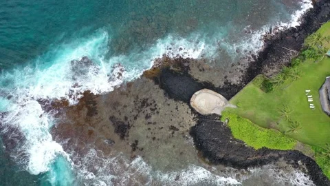 Aerial drone video of Exploring the Hidden Beauty of Kauai form the air Stock Footage 303931499