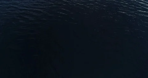 Aerial drone video of sunset over the Aegean sea and Greek islands with Stock Footage 101401026