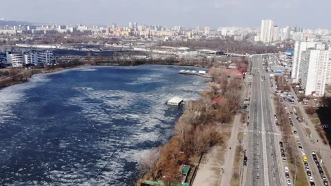 Aerial drone view from above view of Ukrainian houses Stock Footage 282211612