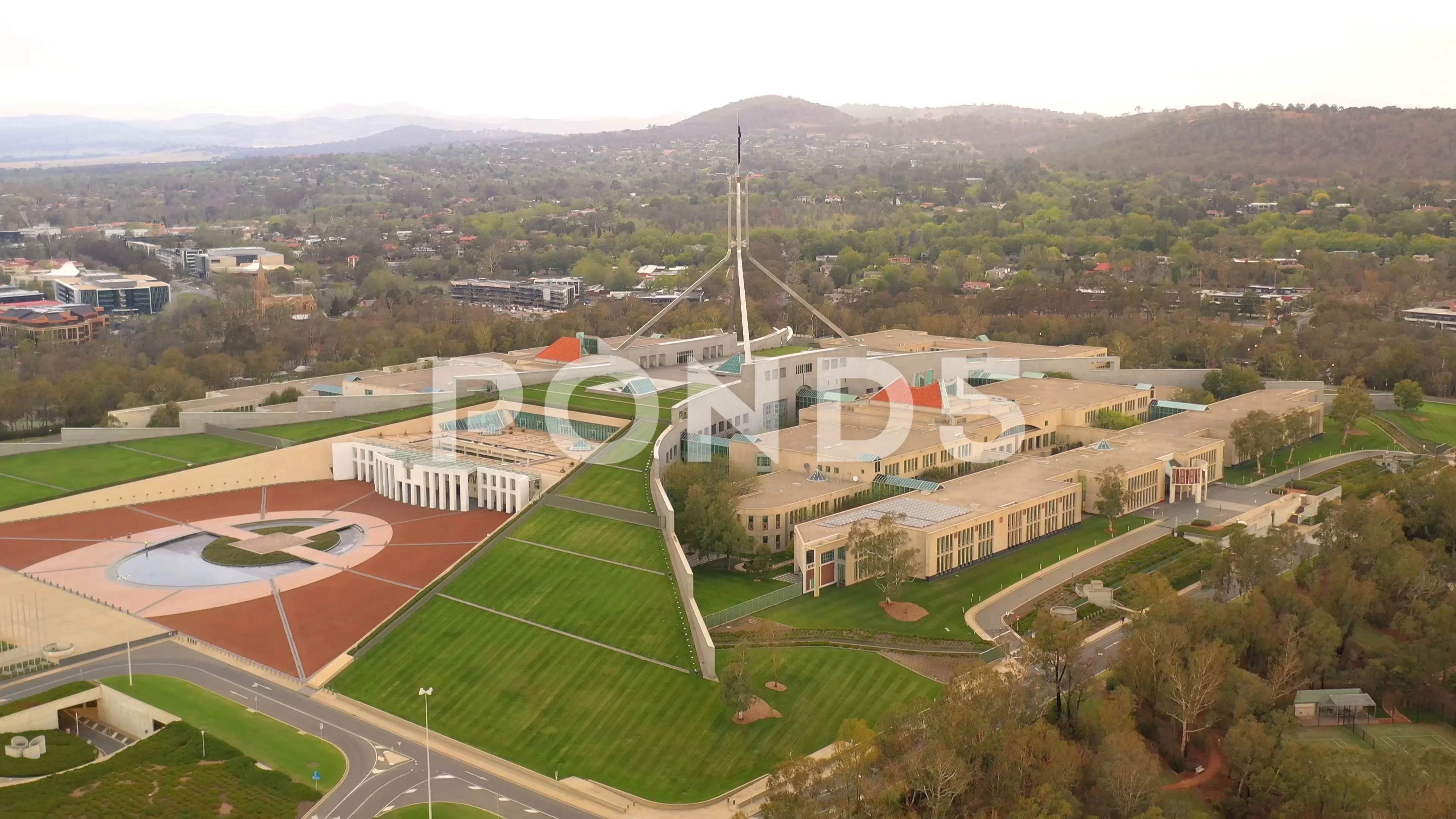Aerial view of Parliame... | Stock Video | Pond5