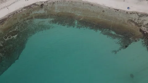 Aerial drone view on beach and sea in Afytos greece holiday and vacation co.. Stock Footage 274507294