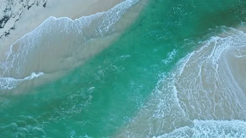 Aerial Drone View of beach town Trancoso in Bahia Brazil with river and ocean Stock Footage 239679370