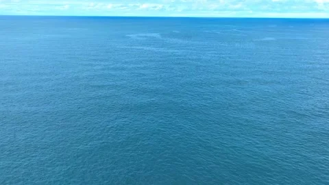 An aerial drone view captures the tranquil beauty of the tropical sea. Video stock 307939117