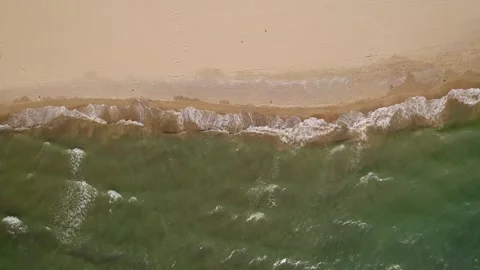 Aerial drone view captures the vibrant evening atmosphere of a Mediterranean. Stock Footage 265843711