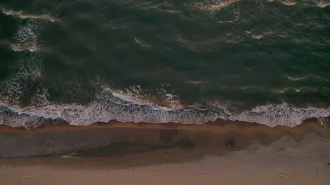 Aerial drone view captures the vibrant evening atmosphere of a Mediterranean. Stock Footage 265843993