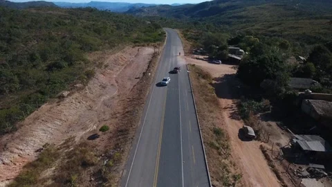 Aerial Drone View of Chapada dos Veadeiros, Alto Paraíso de Goiás, Brazil Vídeos de archivo 338157909
