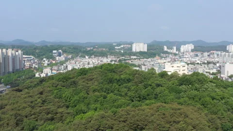 Aerial drone view of the constructions development site.. 動画素材 217928495