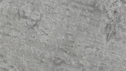 Aerial drone view of cracked dry soil forming fragmented patterns. 動画素材 331280128