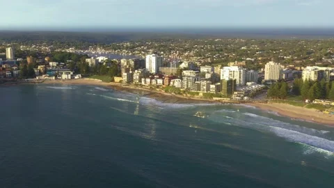 Aerial drone view of Cronulla in the Sutherland Shire, South Sydney Video stock 169188592