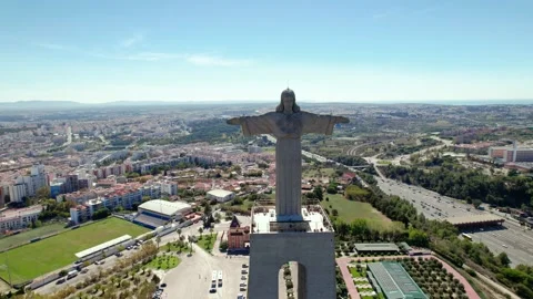 Aerial drone view. Flying around the bridge. Bridge over the ocean Stock Footage 217737572