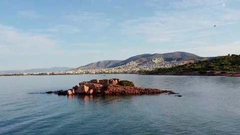 Aerial drone view of Greece. Stock Footage 222036212