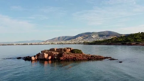 Aerial drone view of Greece. Stock Footage 222036392