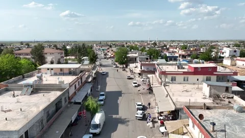 Aerial drone view of Harran district townscape April, 21, 2023, Sanliurfa, Video stock 324106984