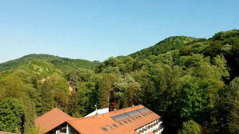 Aerial Drone View Of Koviljaca Resort Stock Footage 93701991