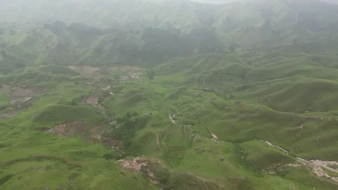 Aerial Drone View of Majestic Indian Mountains and Natural Landscapes Vídeo Stock 313998564