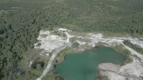 Aerial Drone View At Matang Fac Highway Sarawak. Stock Footage 320605062