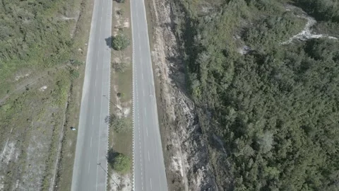 Aerial Drone View At Matang Fac Highway Sarawak. Stock Footage 320605557