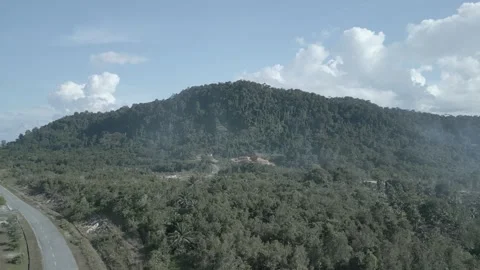 Aerial Drone View At Matang Fac Highway Sarawak. Stock Footage 320606850